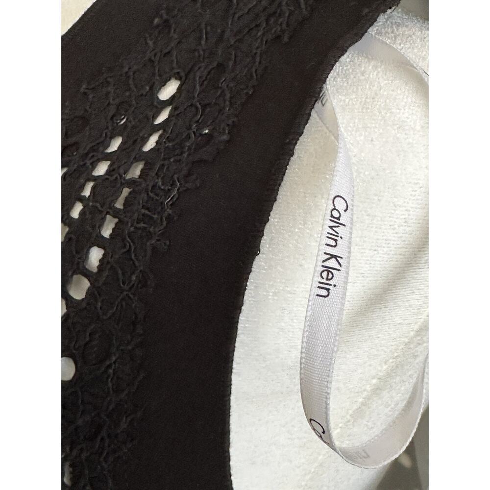 Calvin Klein Black Top Size 10 New with Tags Womens Dressy‎ Business Casual Top - Picture 2 of 16